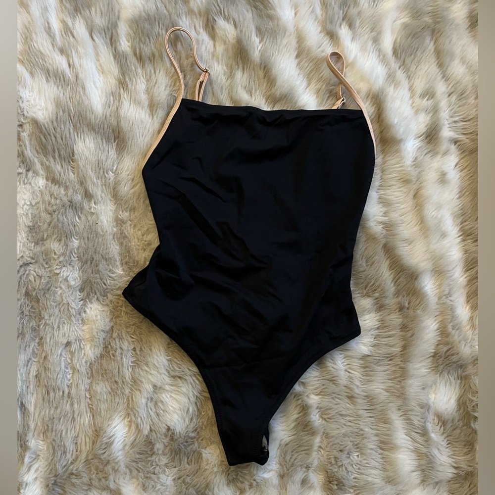 Solid & Striped Black one piece